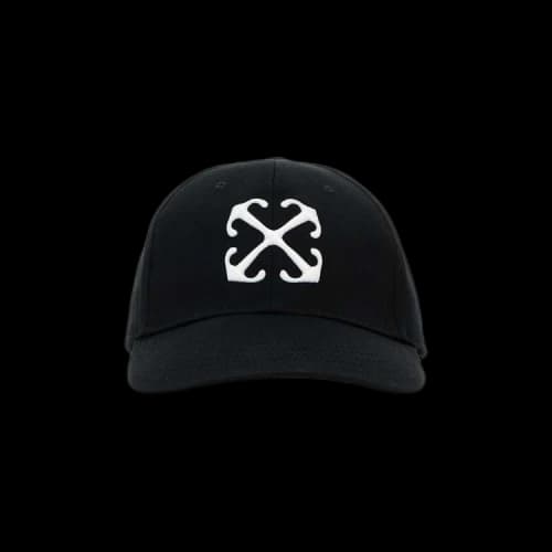 Off-White Arrow Drill Baseball Cap 'Black/White'