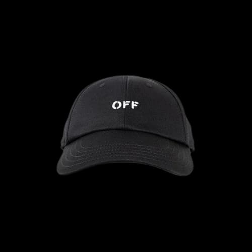Off-White Off Stamp Baseball Cap 'Black/White'