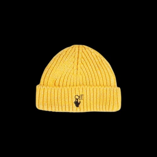 Off-White Hand Off Lurex Beanie 'Black/White'