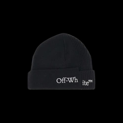 Off-White Glitch Bookish Knit Beanie 'Black/White'
