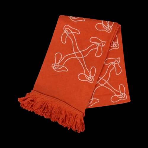 Off-White Abstract Arrows Scarf 'Orange'