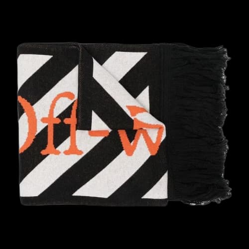 Off-White Arrow Scarf 'Black/Orange'