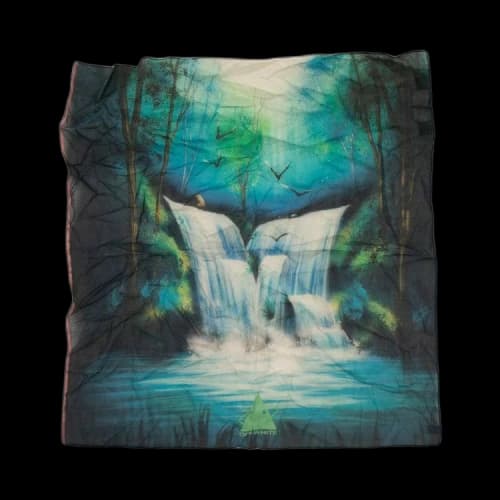 Off-White Waterfall Bandana Scarf 'Navy'