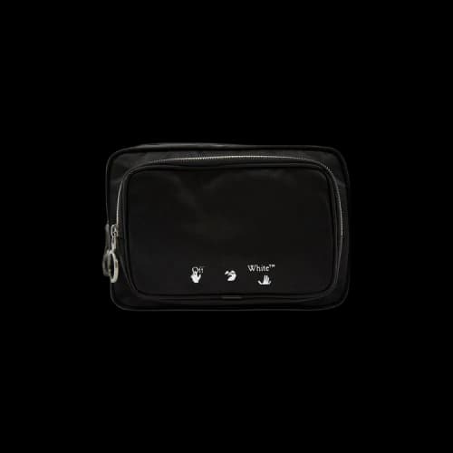 Off-White Logo Nylon Belt Bag 'Black/White'