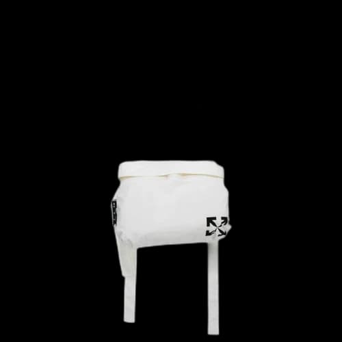 Off-White Popeline Body Bag 'White/Black'