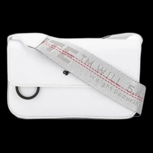 Off-White Industrial Logo Shoulder Bag White