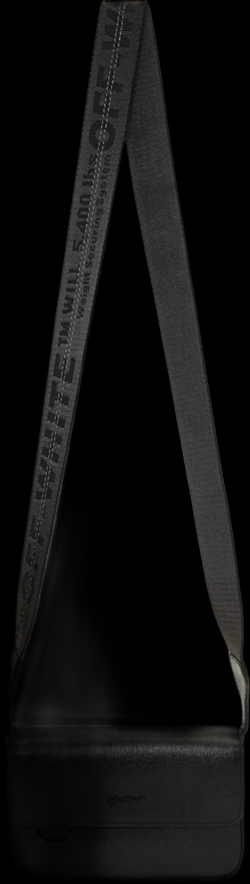 OFF-WHITE Crossbody Flap Bag Black