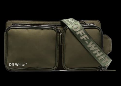 OFF-WHITE Multi-Compartment Crossbody Bag Green