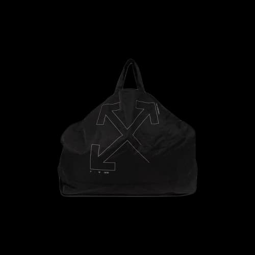 OFF-WHITE Unfinished Arrows Tote Bag Black