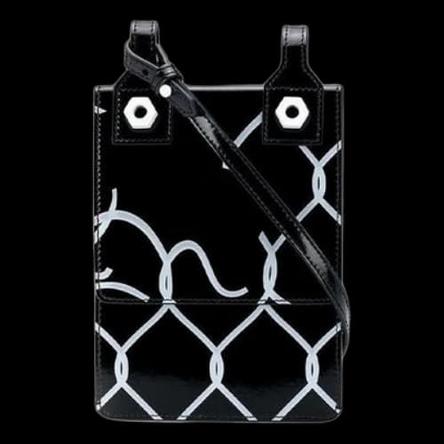 Off-White Broken Fence Postman Shoulder Bag Men Black