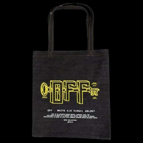 Off-White Denim Universal Key Tote Bag 'Blue'