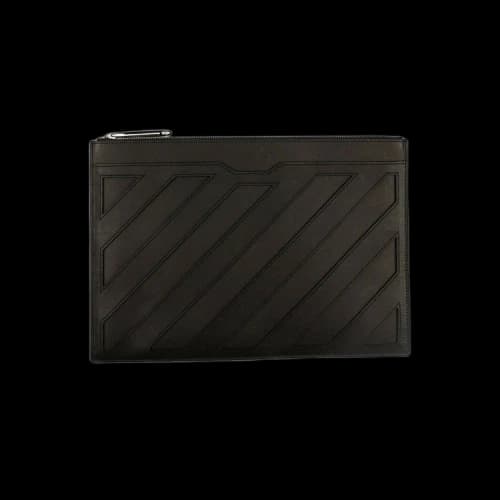 Off-White Diag Formal Document Pouch 'Black'