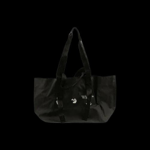 Off-White Logo Small PVC Tote Bag 'Black'