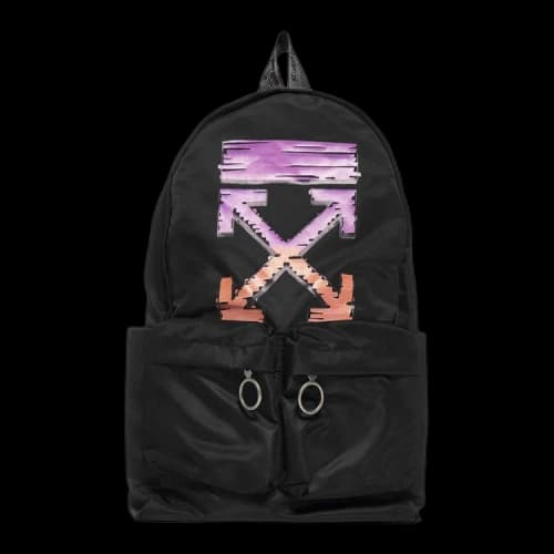 Off-White Marker Backpack 'Black/Fuchsia'