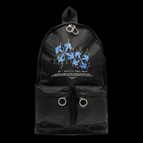 Off-White SS20 Fence Arrows Black Backpack