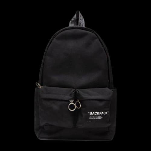 Off-White Quote Tote Backpack 'Black/White'