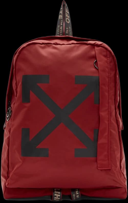 OFF-WHITE Easy Backpack Red Black