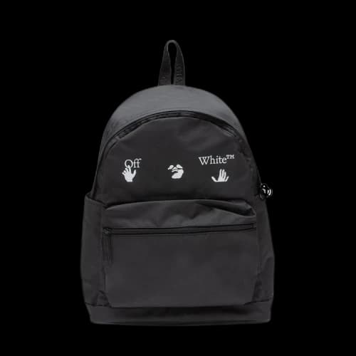 Off-White Logo PVC Backpack 'Black/White'