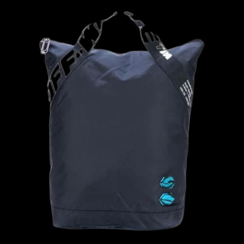 Off-White 20 logo Backpack schoolbag Blue