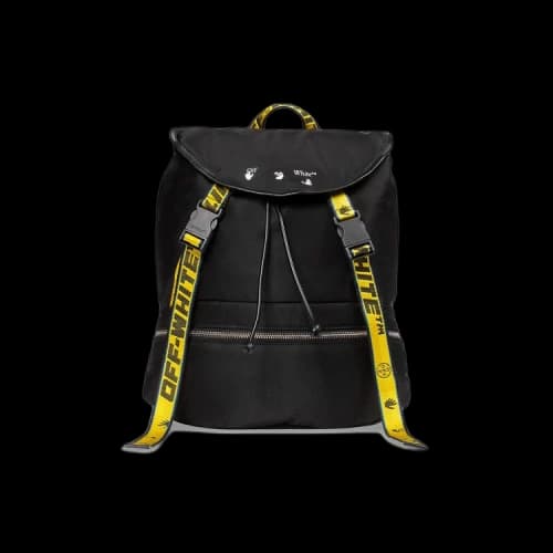 Off-White Logo Nylon Backpack 'Black/White'