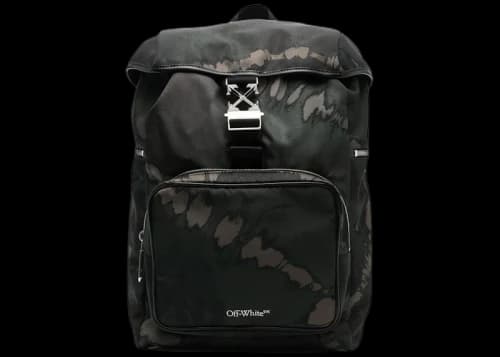OFF-WHITE Arrow Tuc Tie-Dye Backpack Camouflage
