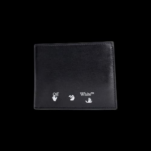 Off-White Logo Bifold Wallet 'Black/White'