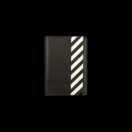 Off-White Diag Stripe Passport Holder 'Black'