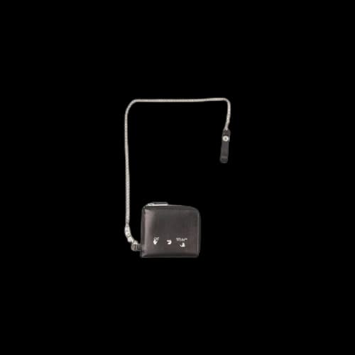Off-White Logo Chain Wallet 'Black'