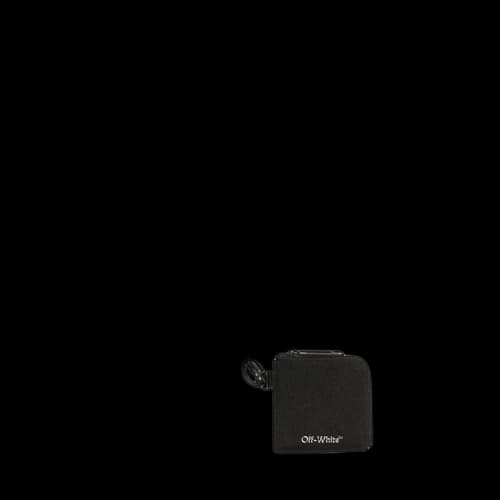 Off-White Logo Zip Chain Wallet 'Black'