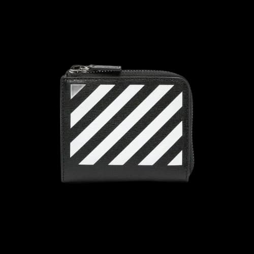Off-White Diag Wallet 'Black/White'