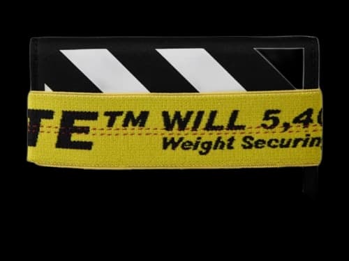 OFF-WHITE Wallet Binder Mini French Black/White