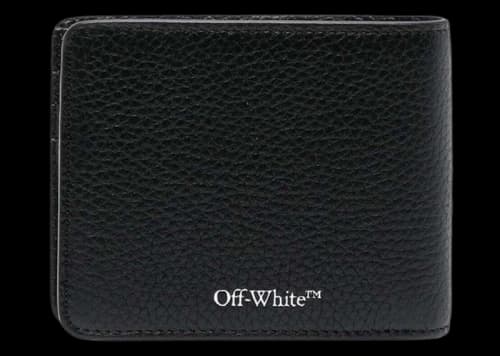 OFF-WHITE Diag Stripe Bi-Fold Wallet Black