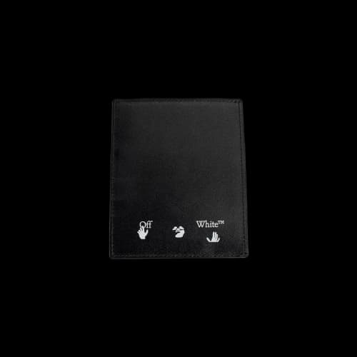 OFF-WHITE Logo Card Case Black/White