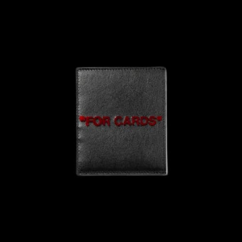 Off-White Quote Cardholder 'Black/Red'