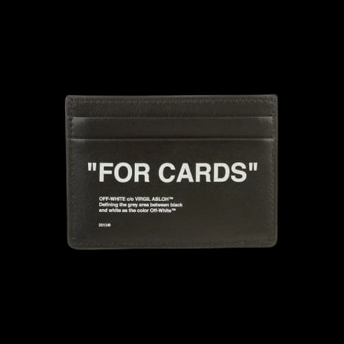 Off-White Quote Bifold Wallet 'Black/White'