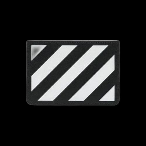 Off-White Binder Card Holder Black/White
