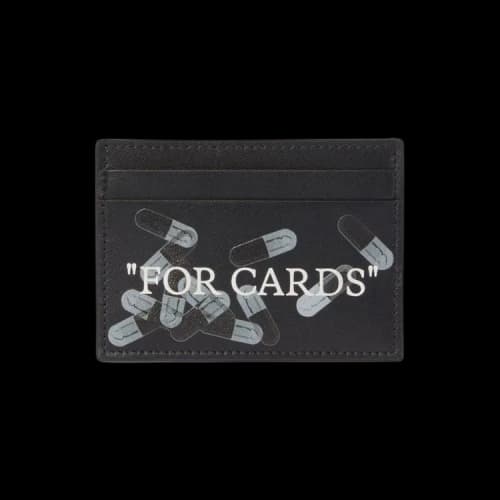 Off-White Quote Bookish Card Case X-Ray 'Black/White'