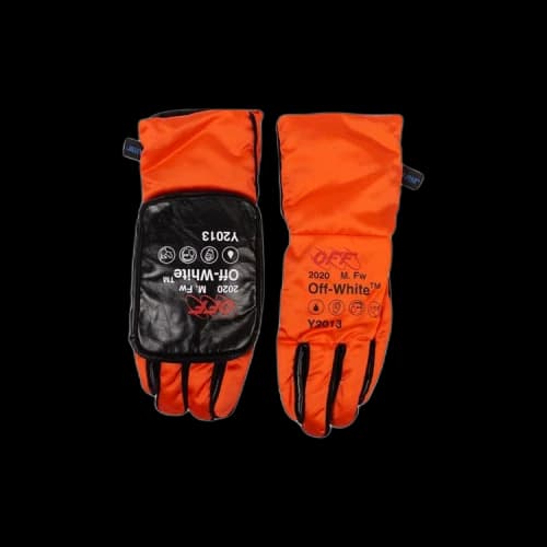 Off-White Pouch Gloves 'Orange'