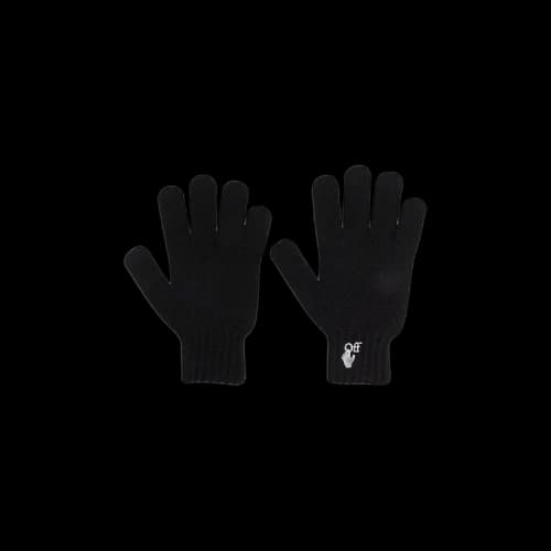 Off-White Hand Off Wool Gloves 'Black/Black'