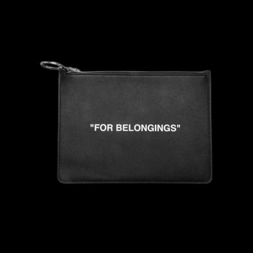Off-White Quote Pouch 'Black/White'
