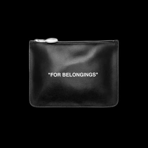 Off-White Quote Pouch 'Black/White'