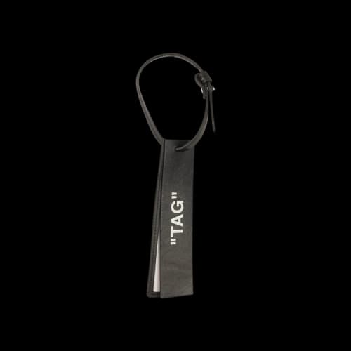 Off-White Quote Travel Tag 'Black'