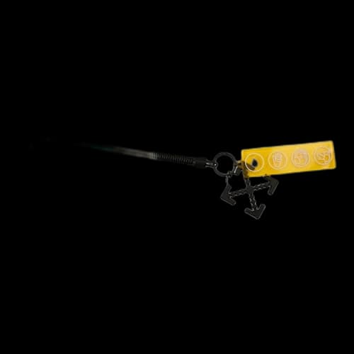 Off-White Y013 Bungee Key Ring 'Green'