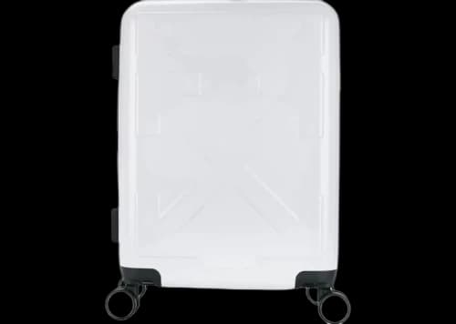 OFF-WHITE Quote Luggage "FOR TRAVEL" White/Black
