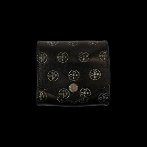 Off-White Logo Envelope Coin Pouch 'Black'