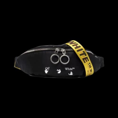 Off-White OW Logo Nylon Basic Fannypack 'Black/White'