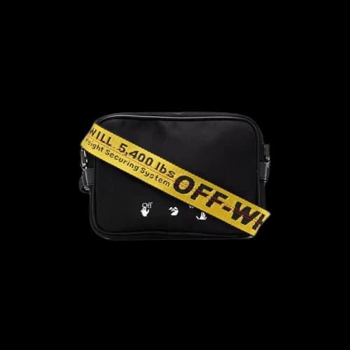 Off-White Ow Logo Nylon Crossbody 'Black/White'