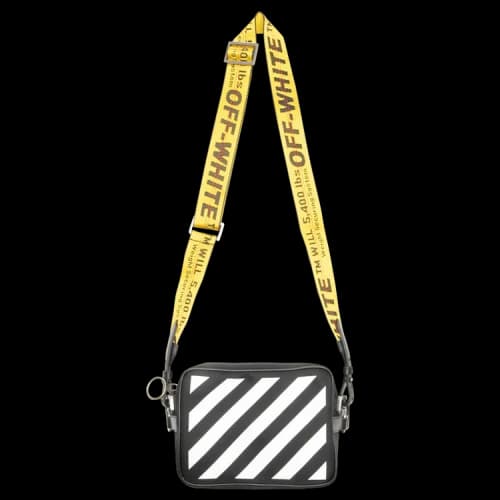 Off-White Binder Nylon Small Crossbody 'Black/White'