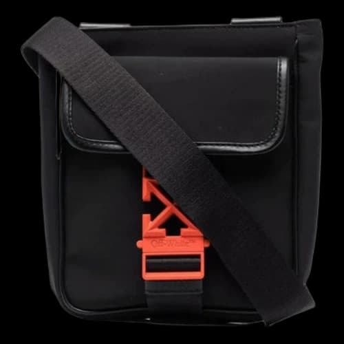 Off-White Unisex Arrow Single-Shoulder Bag Black