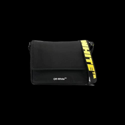 Off-White Hard Core Nylon Satchel 'Black/White'